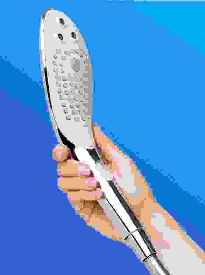 Womanizer X hansgrohe Wave Clitoral Stimulation Shower Head, Silver, hi-res
